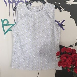 New 159 Sleeveless Button-Back Blouse